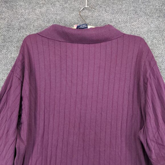Vintage Blair Menswear Dress Shirt Mens Size 2XL Purple Striped Made in USA - Picture 9 of 13